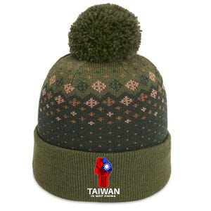 Taiwan Is Not China I Stand With Taiwan Gift The Baniff Cuffed Pom Beanie