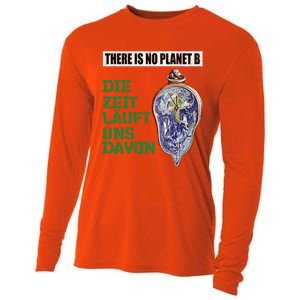 There Is No Planet B The Time Runs From It Meaningful Gift Cooling Performance Long Sleeve Crew