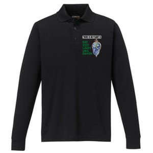 There Is No Planet B The Time Runs From It Meaningful Gift Performance Long Sleeve Polo