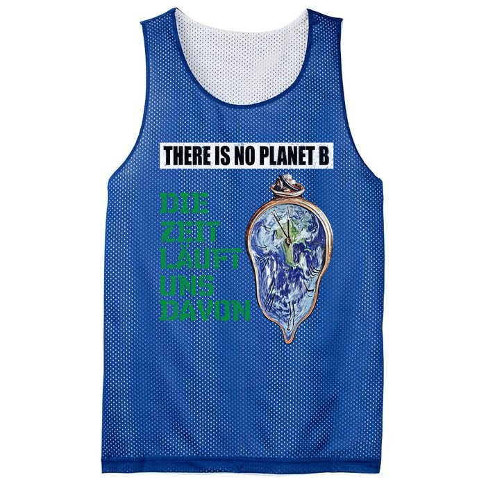 There Is No Planet B The Time Runs From It Meaningful Gift Mesh Reversible Basketball Jersey Tank