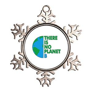 There Is No Planet B Earth Day Environmental Protection Metallic Star Ornament