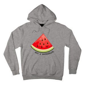 This Is Not A Watermelon Watermelon Freedom Solidarity Tall Hoodie