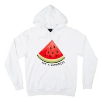 This Is Not A Watermelon Watermelon Freedom Solidarity Hoodie