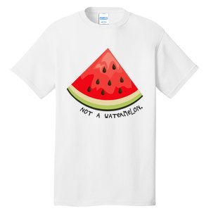 This Is Not A Watermelon Watermelon Freedom Solidarity Tall T-Shirt