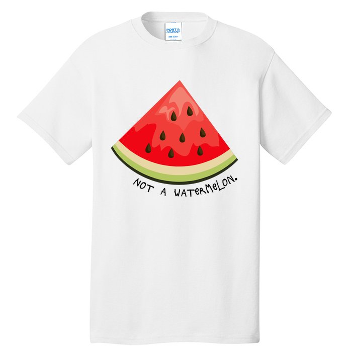 This Is Not A Watermelon Watermelon Freedom Solidarity Tall T-Shirt