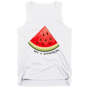 This Is Not A Watermelon Watermelon Freedom Solidarity Tank Top