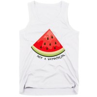 This Is Not A Watermelon Watermelon Freedom Solidarity Tank Top