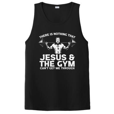 There Is Nothing That Jesus And The Gym Can't Get Me Through PosiCharge Competitor Tank