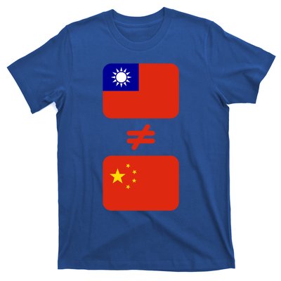 Taiwan Is Not China Show Your Protest And Solidarity Flag Gift T-Shirt