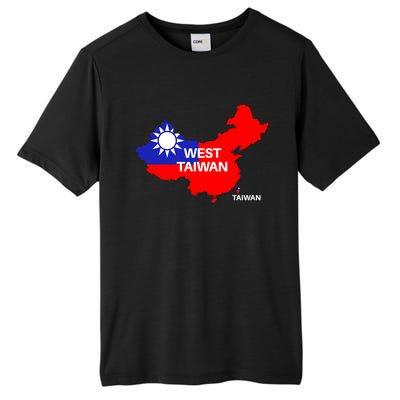 Taiwan Is Not China West Taiwan Gift Tall Fusion ChromaSoft Performance T-Shirt