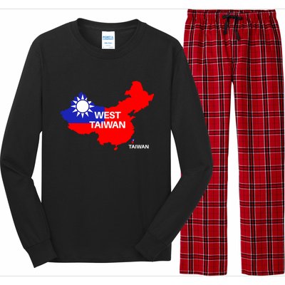 Taiwan Is Not China West Taiwan Gift Long Sleeve Pajama Set