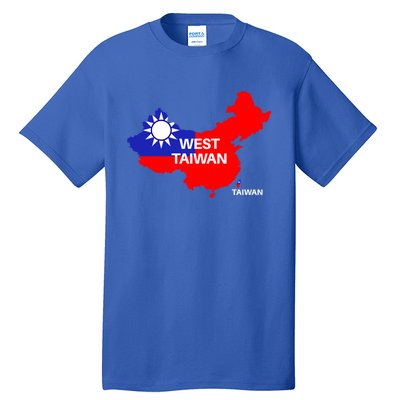 Taiwan Is Not China West Taiwan Gift Tall T-Shirt