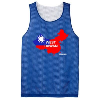 Taiwan Is Not China West Taiwan Gift Mesh Reversible Basketball Jersey Tank