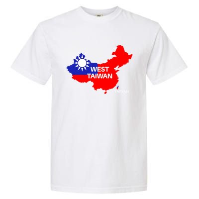 Taiwan Is Not China West Taiwan Gift Garment-Dyed Heavyweight T-Shirt