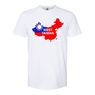 Taiwan Is Not China West Taiwan Gift Softstyle CVC T-Shirt