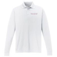 Therapy Is Not Enough I Need To Bite People Funny Performance Long Sleeve Polo