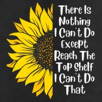 There Is Nothing I Can't Do Except Reach The Top Shelf Crop Fleece Hoodie