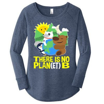 There Is No Plan B Everyday Is Earth Day Mother Earth Meaningful Gift Women's Perfect Tri Tunic Long Sleeve Shirt