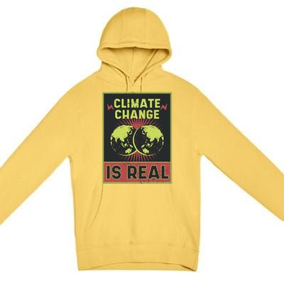 There Is No Planet B Gift Climate Change Is Real Gift Premium Pullover Hoodie