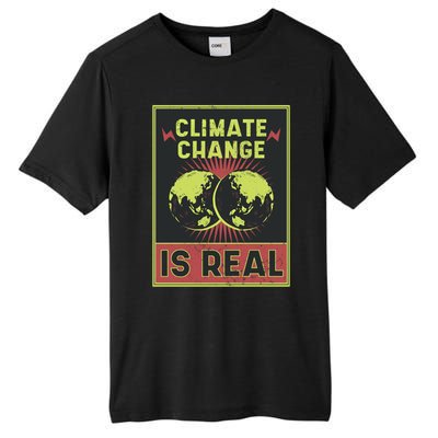 There Is No Planet B Gift Climate Change Is Real Gift Tall Fusion ChromaSoft Performance T-Shirt