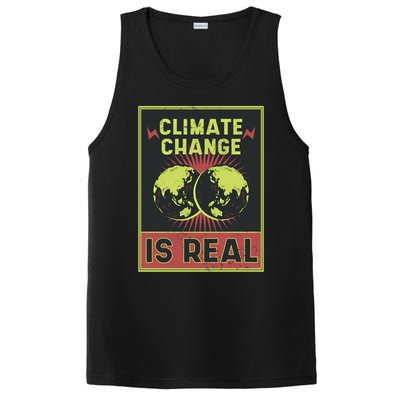 There Is No Planet B Gift Climate Change Is Real Gift PosiCharge Competitor Tank