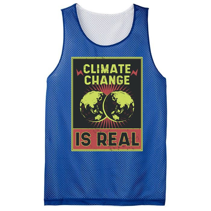 There Is No Planet B Gift Climate Change Is Real Gift Mesh Reversible Basketball Jersey Tank