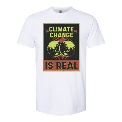 There Is No Planet B Gift Climate Change Is Real Gift Softstyle CVC T-Shirt