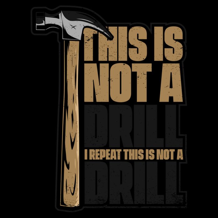 This Is Not A Drill Cabinetmaker Woodturner Joiner Carpenter Cute Gift Cooling Performance Crew T-Shirt