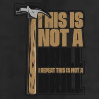 This Is Not A Drill Cabinetmaker Woodturner Joiner Carpenter Cute Gift Adult Drive Performance Visor