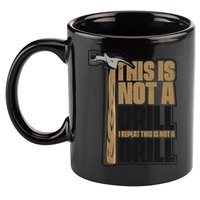 This Is Not A Drill Cabinetmaker Woodturner Joiner Carpenter Cute Gift 11oz C Handle Ceramic Mug