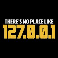 There Is No Place Like 127.0.0.1 Programmer Developer Coder Women's V-Neck T-Shirt