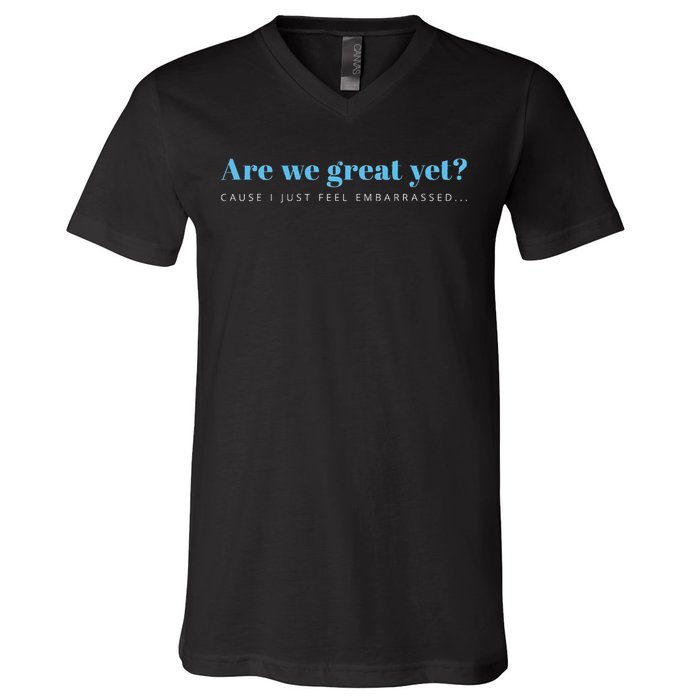This Is Not Normal Anti Trump  V-Neck T-Shirt