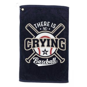 There Is No Crying In Baseball Platinum Collection Golf Towel