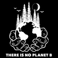 There Is No Planet B Save The Environment Nature Earth Day  Drawstring Bag