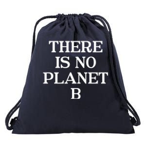 There Is No Planet B Gift Fun Cool Environtal Activist Quote Gift Drawstring Bag