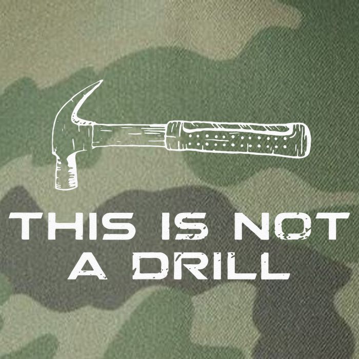 This is Not A Drill for funny carpenter Legacy Tie Dye Trucker Hat