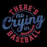 There Is No Crying In Baseball Funny Game Day Baseball 16oz Travel Tumbler