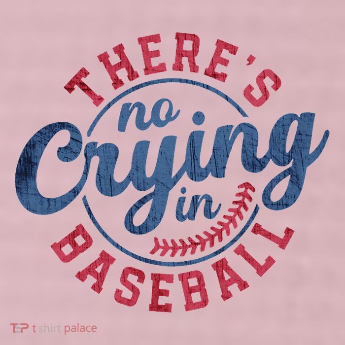 There Is No Crying In Baseball Funny Game Day Baseball 25L Jumbo Tote