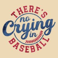 There Is No Crying In Baseball Funny Game Day Baseball Drawstring Bag