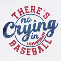 There Is No Crying In Baseball Funny Game Day Baseball Cool Comfort Performance Bucket Hat