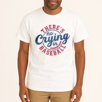 There Is No Crying In Baseball Funny Game Day Baseball Tall T-Shirt