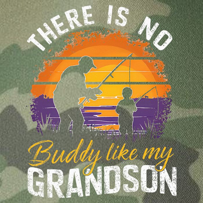 There Is No Buddy Like My Grandson Matching Grandpa Outfit Legacy Tie Dye Trucker Hat