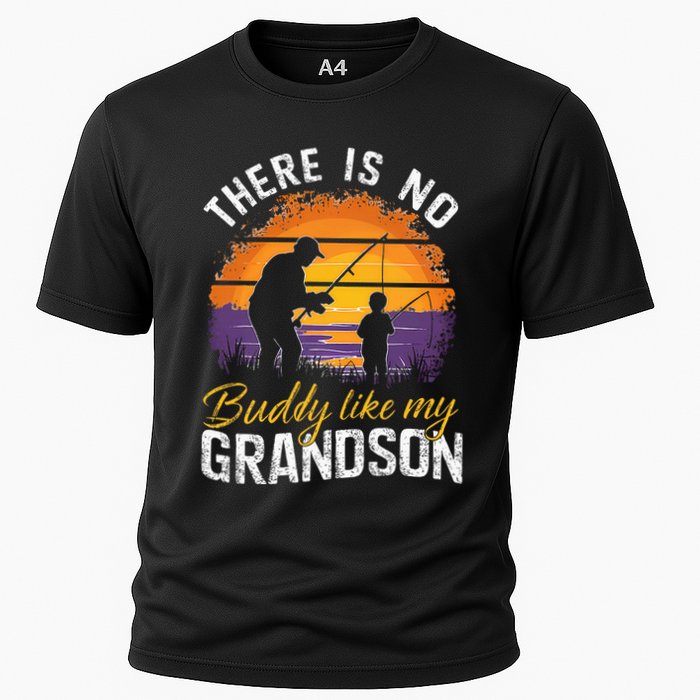 There Is No Buddy Like My Grandson Matching Grandpa Outfit Performance Shirt