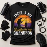 There Is No Buddy Like My Grandson Matching Grandpa Outfit Performance Shirt