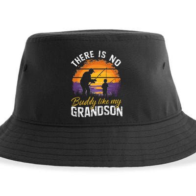 There Is No Buddy Like My Grandson Matching Grandpa Outfit Sustainable Bucket Hat