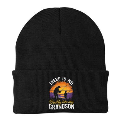 There Is No Buddy Like My Grandson Matching Grandpa Outfit Beanie