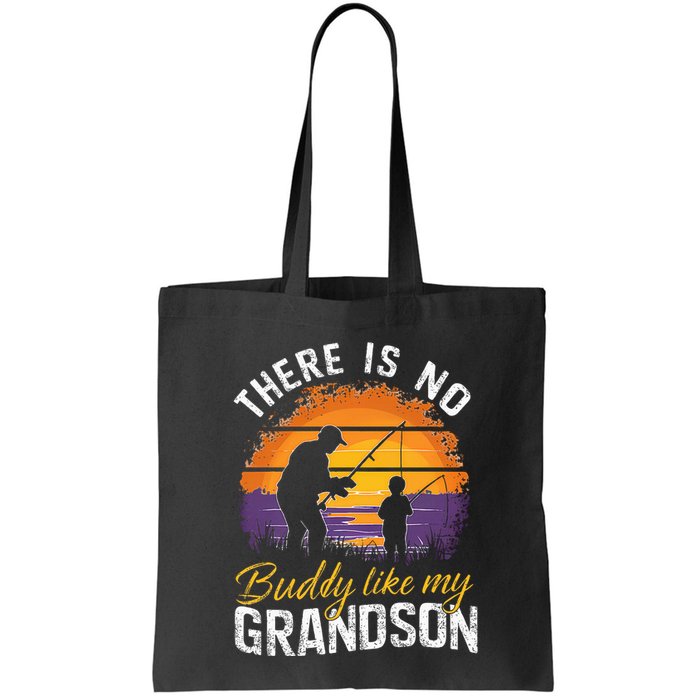 There Is No Buddy Like My Grandson Matching Grandpa Outfit Bag