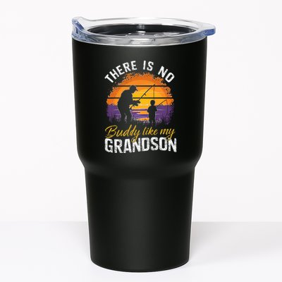 There Is No Buddy Like My Grandson Matching Grandpa Outfit Tumbler