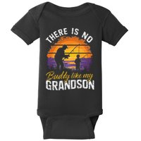 There Is No Buddy Like My Grandson Matching Grandpa Outfit Baby Bodysuit