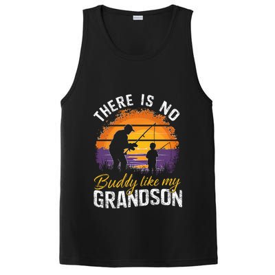 There Is No Buddy Like My Grandson Matching Grandpa Outfit PosiCharge Competitor Tank